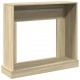 Sonata H Облицовка за камина сонома дъб 100x30x87,5 см инженерно дърво