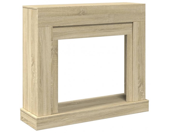 Sonata H Облицовка за камина сонома дъб 100x30x87,5 см инженерно дърво