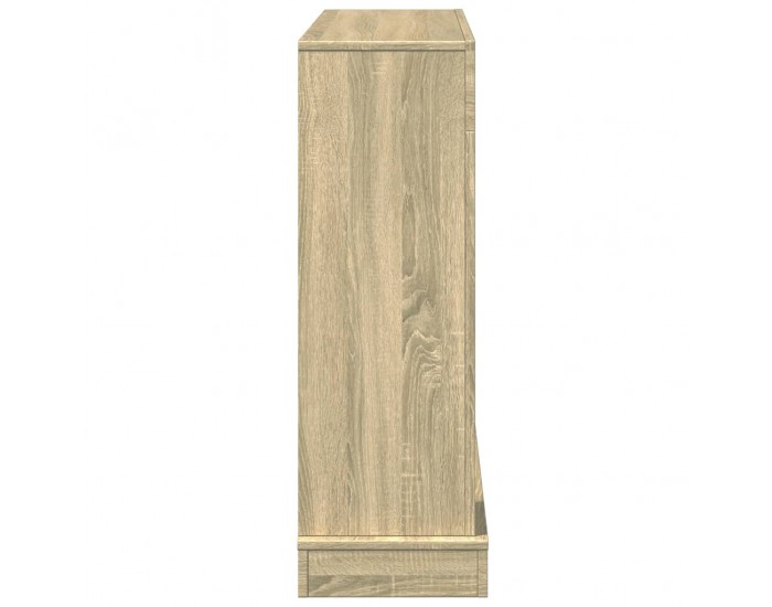Sonata H Облицовка за камина сонома дъб 100x30x87,5 см инженерно дърво