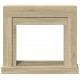Sonata H Облицовка за камина сонома дъб 100x30x87,5 см инженерно дърво