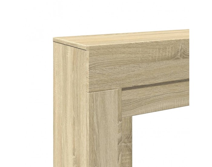 Sonata H Облицовка за камина сонома дъб 100x30x87,5 см инженерно дърво