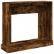 Sonata H Облицовка за камина опушен дъб 100x30x87,5 см инженерно дърво