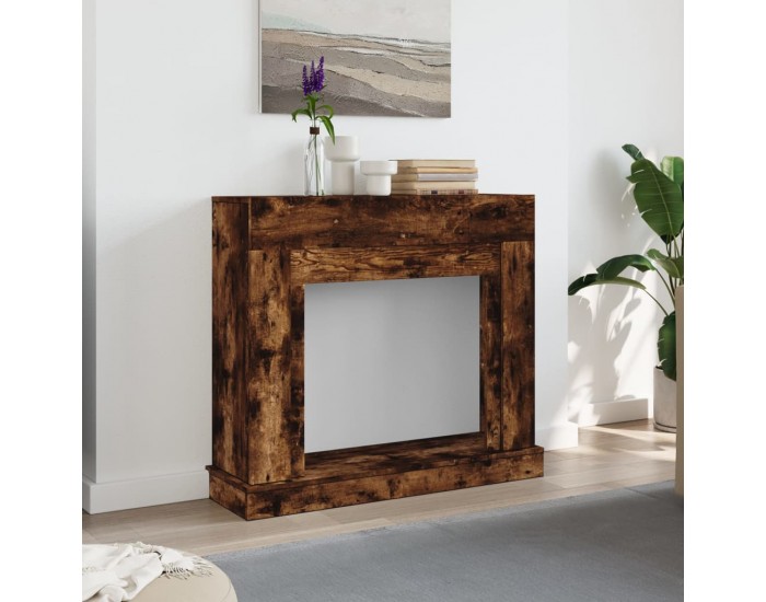 Sonata H Облицовка за камина опушен дъб 100x30x87,5 см инженерно дърво