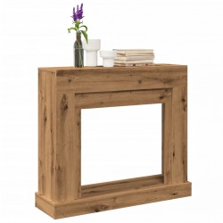 Sonata H Облицовка за камина дъб артизан 100x30x87,5 см инженерно дърво - Pentru șeminee, coșuri de fum și sobe pe lemne