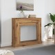 Sonata H Облицовка за камина дъб артизан 100x30x87,5 см инженерно дърво