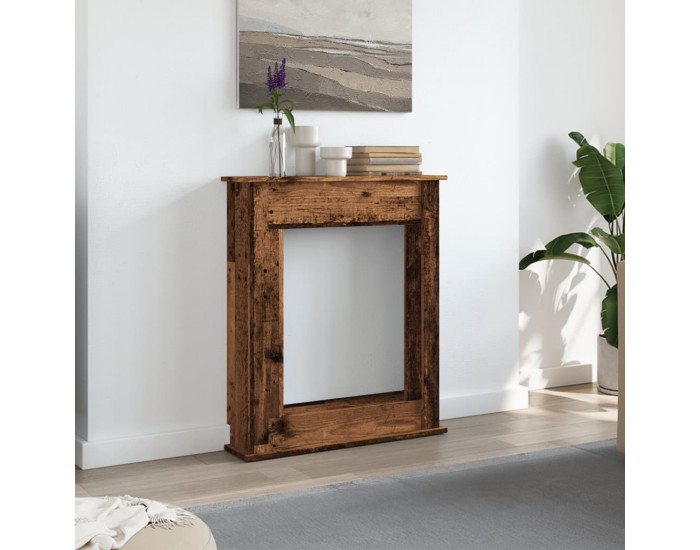 Sonata H Облицовка за камина старо дърво 75x20x87,5 см инженерно дърво