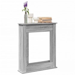 Sonata H Облицовка за камина сив сонома 75x20x87,5 см инженерно дърво - Pentru șeminee, coșuri de fum și sobe pe lemne