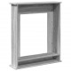 Sonata H Облицовка за камина сив сонома 75x20x87,5 см инженерно дърво