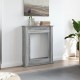 Sonata H Облицовка за камина сив сонома 75x20x87,5 см инженерно дърво