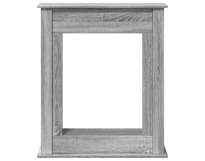 Sonata H Облицовка за камина сив сонома 75x20x87,5 см инженерно дърво