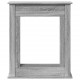Sonata H Облицовка за камина сив сонома 75x20x87,5 см инженерно дърво