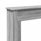 Sonata H Облицовка за камина сив сонома 75x20x87,5 см инженерно дърво