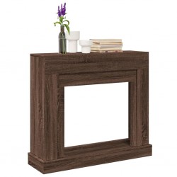 Sonata H Облицовка за камина, кафяв дъб, 100x30x87,5 см, инженерно дърво - Pentru șeminee, coșuri de fum și sobe pe lemne