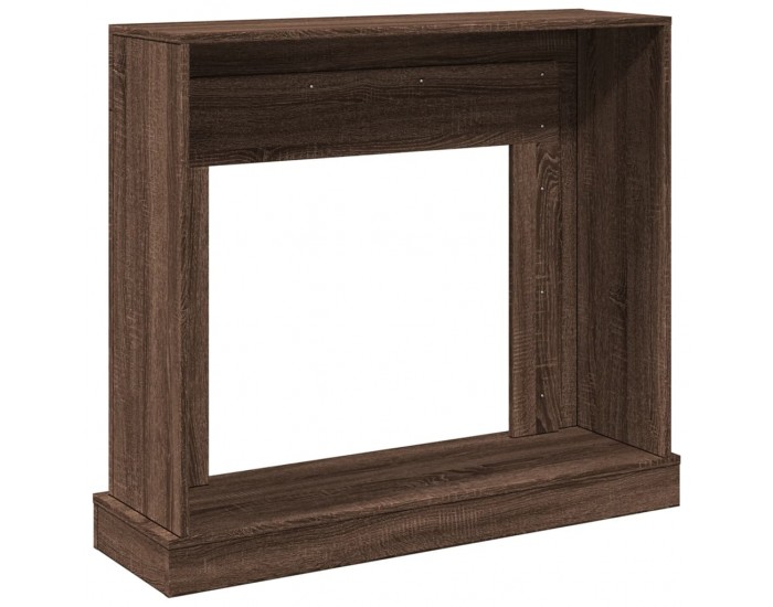 Sonata H Облицовка за камина, кафяв дъб, 100x30x87,5 см, инженерно дърво
