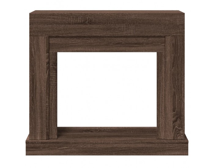 Sonata H Облицовка за камина, кафяв дъб, 100x30x87,5 см, инженерно дърво