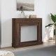 Sonata H Облицовка за камина, кафяв дъб, 100x30x87,5 см, инженерно дърво