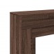 Sonata H Облицовка за камина, кафяв дъб, 100x30x87,5 см, инженерно дърво