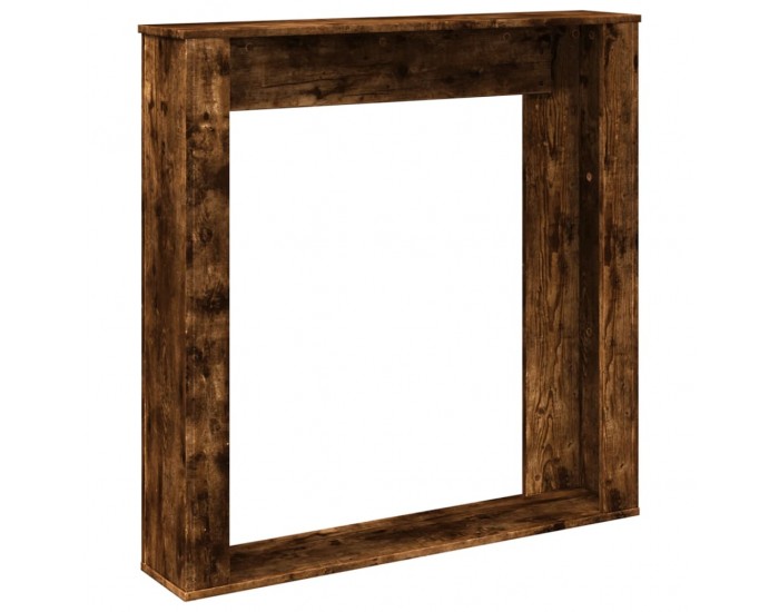 Sonata H Облицовка за камина опушен дъб 100x20x100 см инженерно дърво