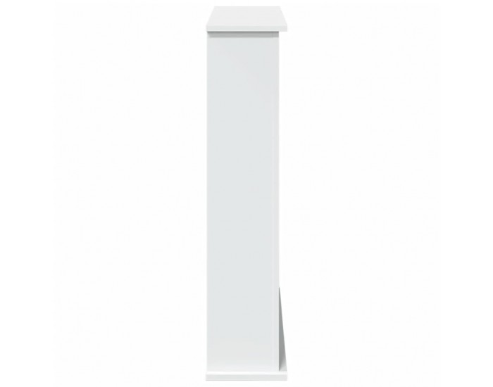 Sonata H Облицовка за камина, бяла, 75x20x87,5 см, инженерно дърво