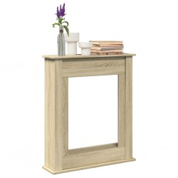 Sonata H Облицовка за камина сонома дъб 75x20x87,5 см инженерно дърво - Pentru șeminee, coșuri de fum și sobe pe lemne