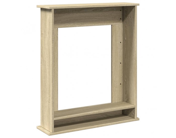 Sonata H Облицовка за камина сонома дъб 75x20x87,5 см инженерно дърво