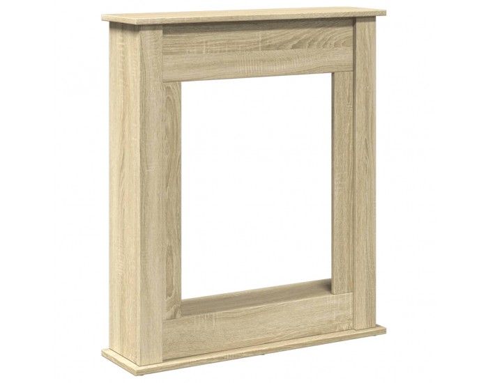 Sonata H Облицовка за камина сонома дъб 75x20x87,5 см инженерно дърво