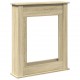 Sonata H Облицовка за камина сонома дъб 75x20x87,5 см инженерно дърво