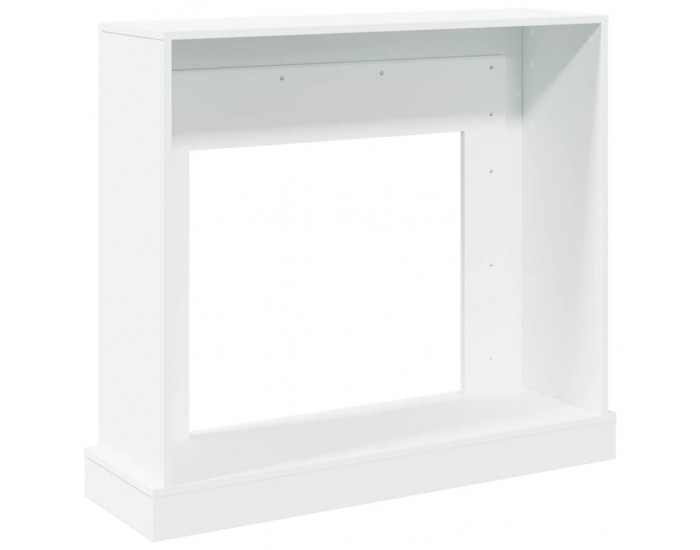 Sonata H Облицовка за камина, бяла, 100x30x87,5 см, инженерно дърво