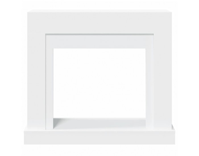 Sonata H Облицовка за камина, бяла, 100x30x87,5 см, инженерно дърво