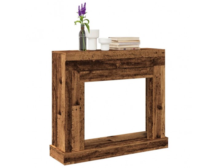 Sonata H Облицовка за камина старо дърво 100x30x87,5 см инженерно дърво