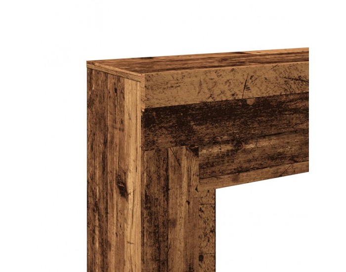 Sonata H Облицовка за камина старо дърво 100x30x87,5 см инженерно дърво