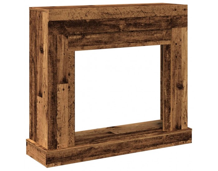 Sonata H Облицовка за камина старо дърво 100x30x87,5 см инженерно дърво