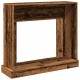 Sonata H Облицовка за камина старо дърво 100x30x87,5 см инженерно дърво