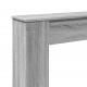 Sonata H Облицовка за камина сив сонома 100x20x100 см инженерно дърво