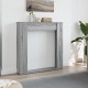 Sonata H Облицовка за камина сив сонома 100x20x100 см инженерно дърво