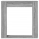 Sonata H Облицовка за камина сив сонома 100x20x100 см инженерно дърво
