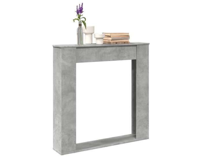 Sonata H Облицовка за камина бетонно сив 100x20x100 см инженерно дърво