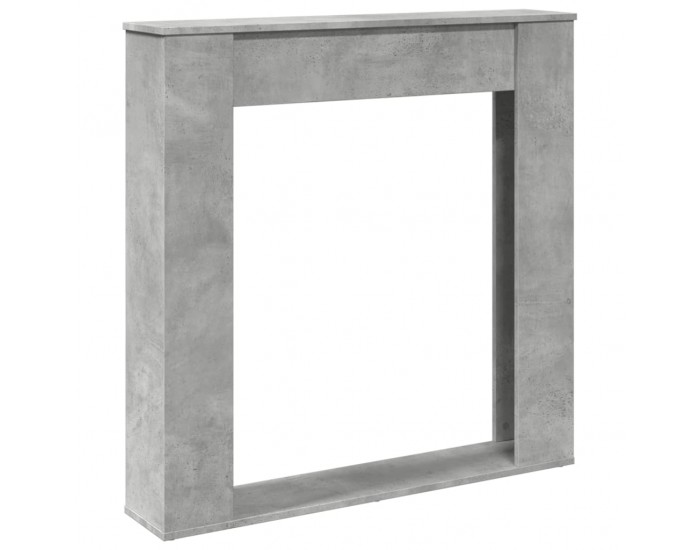 Sonata H Облицовка за камина бетонно сив 100x20x100 см инженерно дърво
