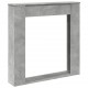 Sonata H Облицовка за камина бетонно сив 100x20x100 см инженерно дърво