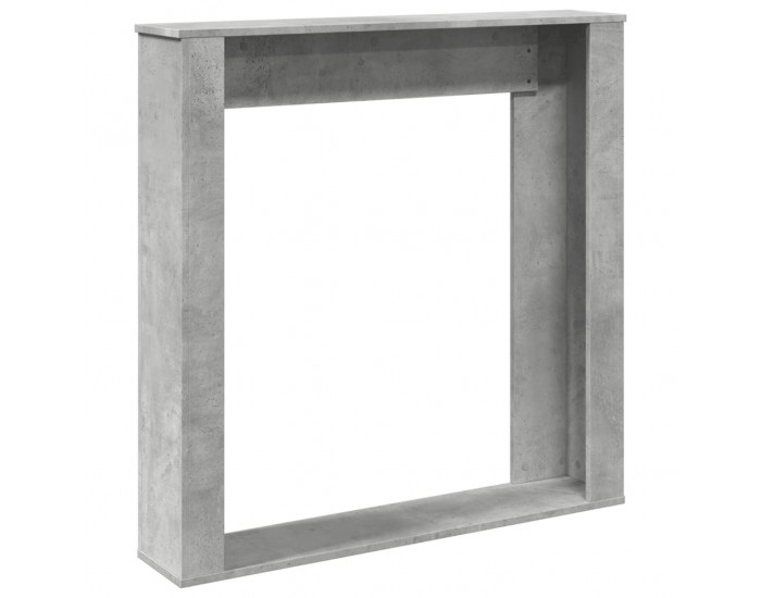 Sonata H Облицовка за камина бетонно сив 100x20x100 см инженерно дърво