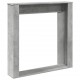 Sonata H Облицовка за камина бетонно сив 100x20x100 см инженерно дърво