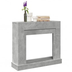 Sonata H Облицовка за камина бетонно сив 100x30x87,5 см инженерно дърво - Pentru șeminee, coșuri de fum și sobe pe lemne