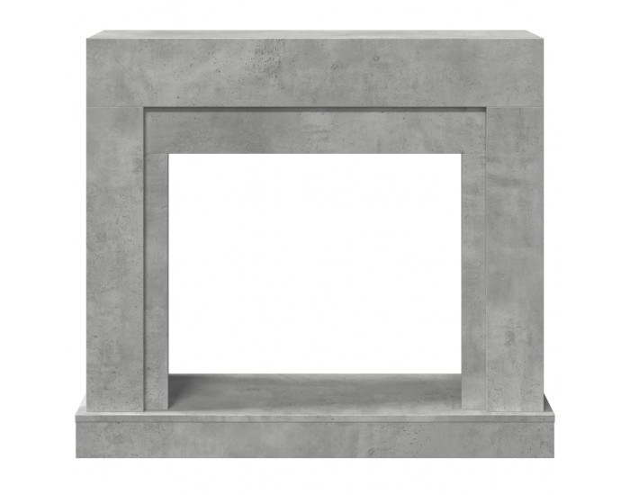 Sonata H Облицовка за камина бетонно сив 100x30x87,5 см инженерно дърво