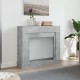 Sonata H Облицовка за камина бетонно сив 100x30x87,5 см инженерно дърво