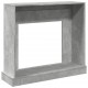 Sonata H Облицовка за камина бетонно сив 100x30x87,5 см инженерно дърво