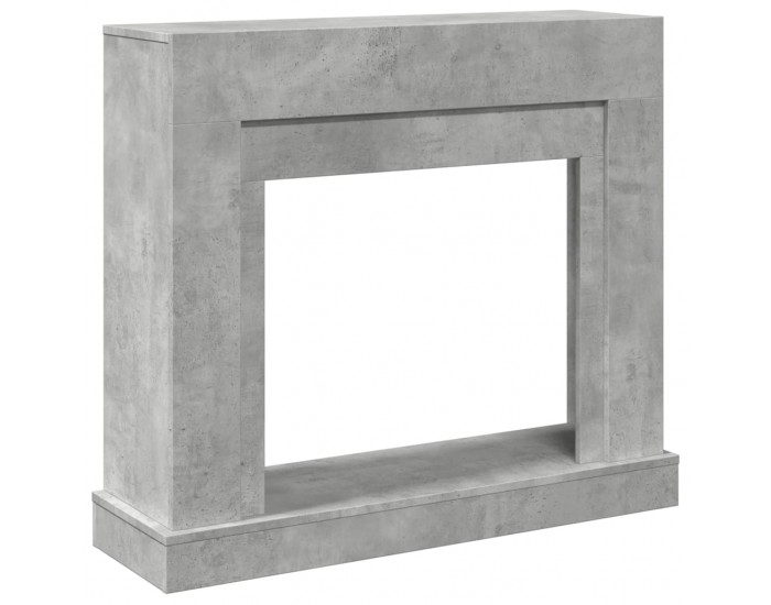 Sonata H Облицовка за камина бетонно сив 100x30x87,5 см инженерно дърво