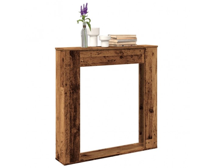 Sonata H Облицовка за камина старо дърво 100x20x100 см инженерно дърво