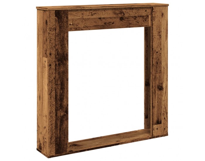 Sonata H Облицовка за камина старо дърво 100x20x100 см инженерно дърво