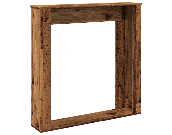 Sonata H Облицовка за камина старо дърво 100x20x100 см инженерно дърво