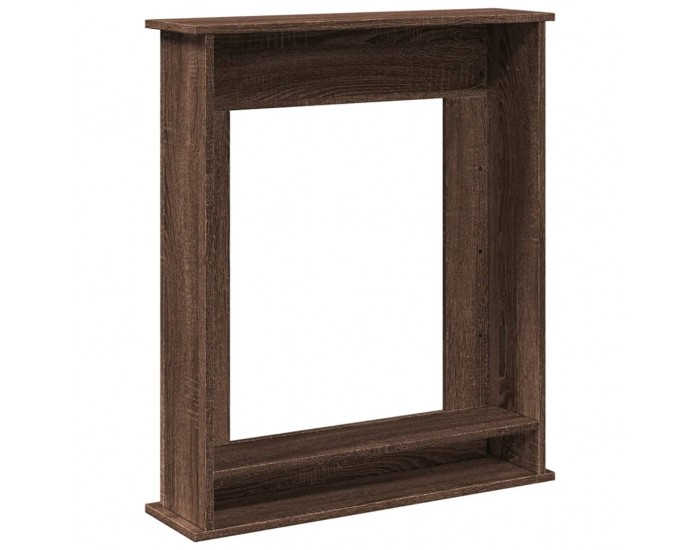 Sonata H Облицовка за камина, кафяв дъб, 75x20x87,5 см, инженерно дърво